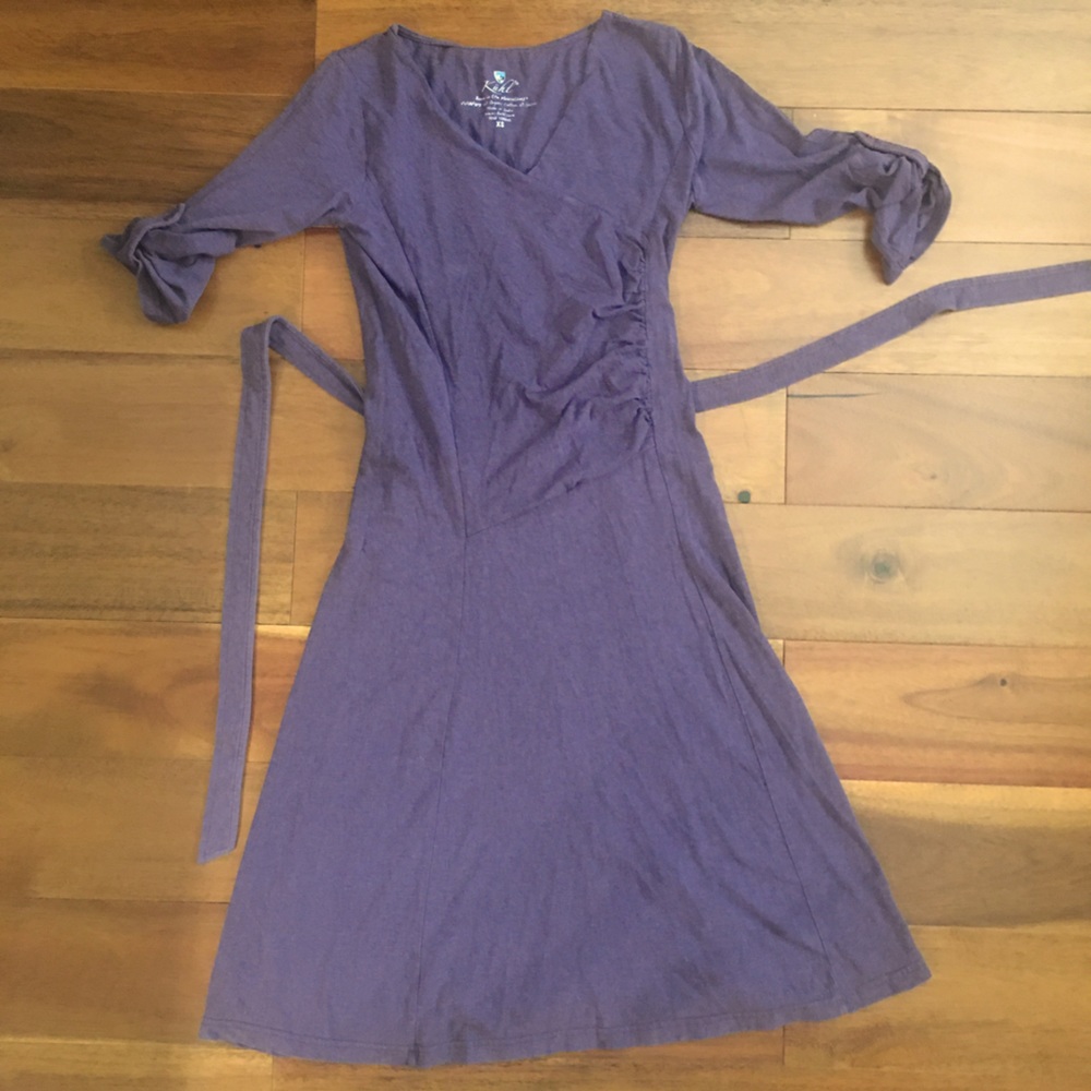 Kuhl Purple Cotton spandex dress